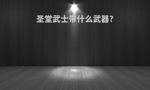 圣堂武士带什么武器?