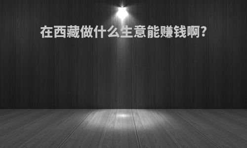 在西藏做什么生意能赚钱啊?
