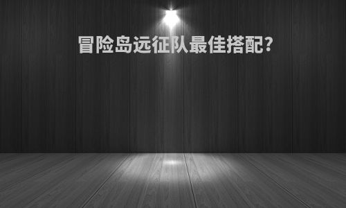 冒险岛远征队最佳搭配?