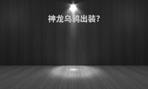 神龙乌鸦出装?