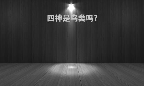 四神是鸟类吗?