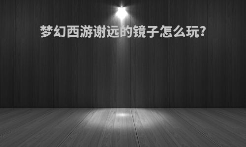 梦幻西游谢远的镜子怎么玩?