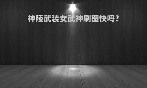 神陵武装女武神刷图快吗?