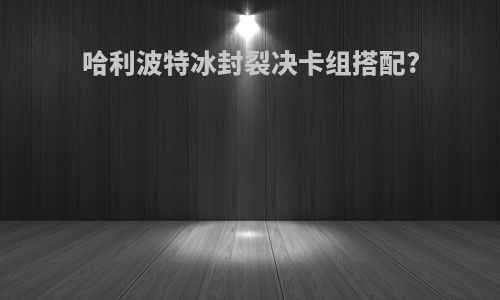 哈利波特冰封裂决卡组搭配?