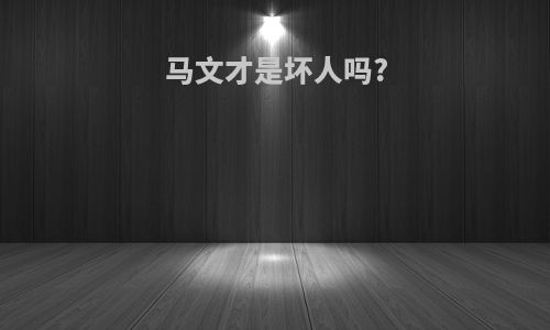 马文才是坏人吗?