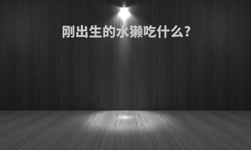 刚出生的水獭吃什么?